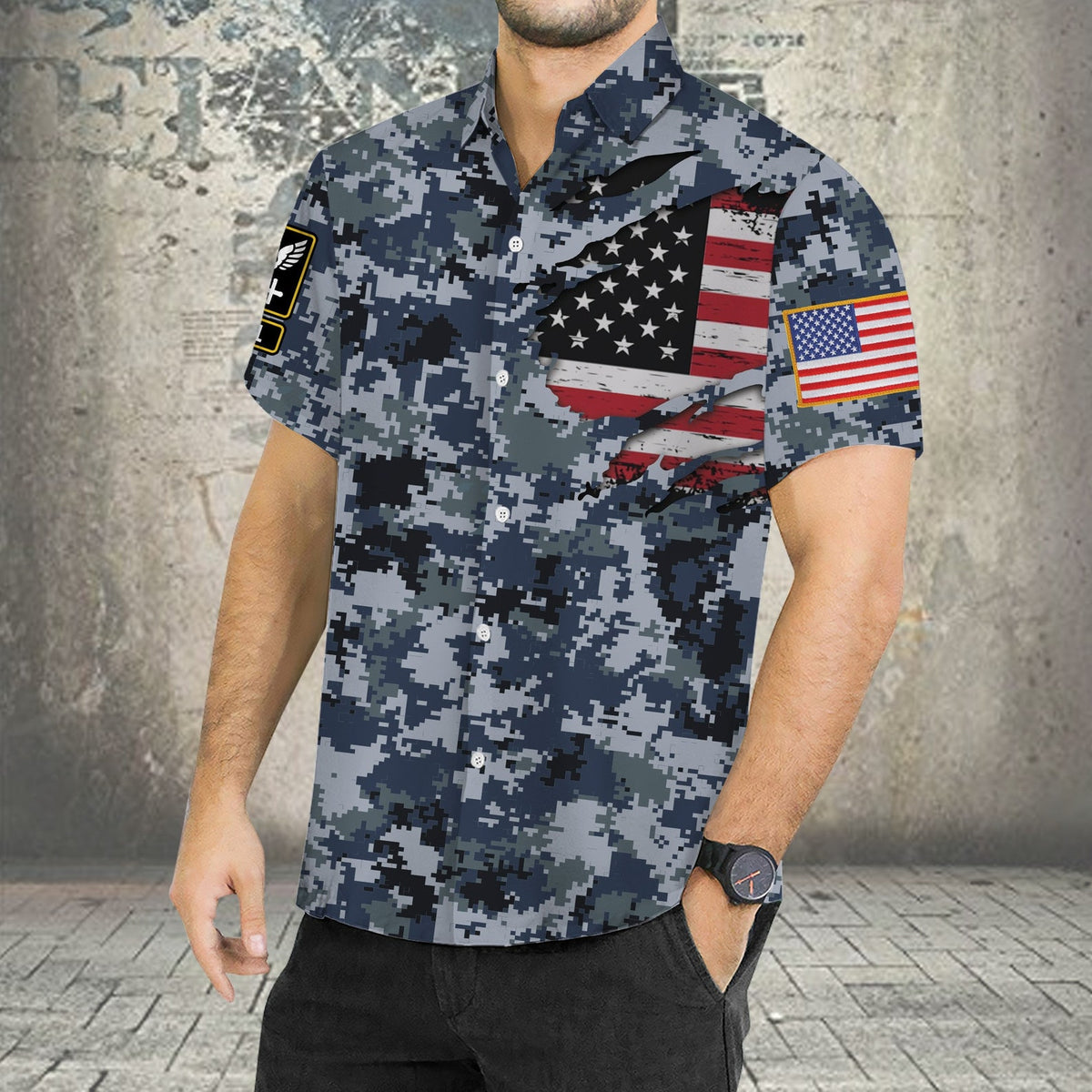 Army Men Hawaiian Shirt - Army American Theme