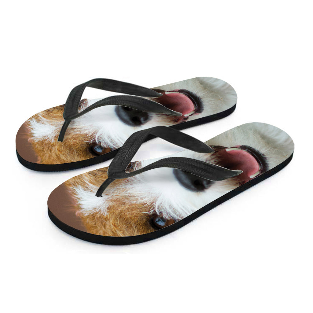 Adorable Jack Russell Terrier Hawaiian Flip Flops: Perfect for Your Tropical Outfit - 2