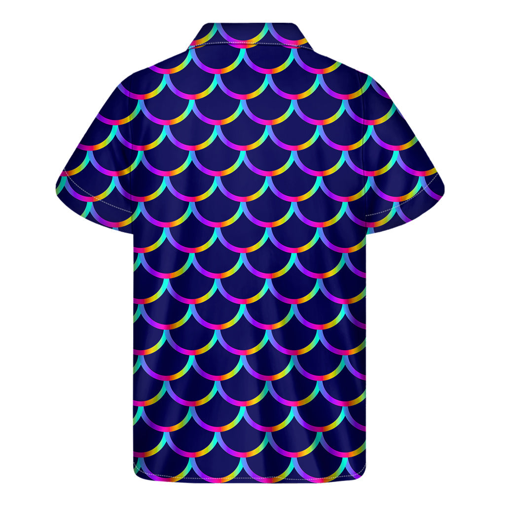 Mermaid Scales Hawaiian Short Sleeve Shirt - 2