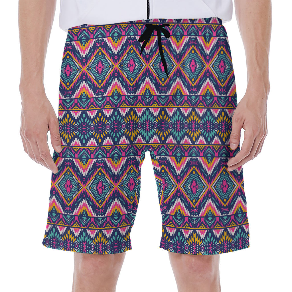 Authentic Hawaiian Tribal Print Men&#39;s Beach Shorts - 1