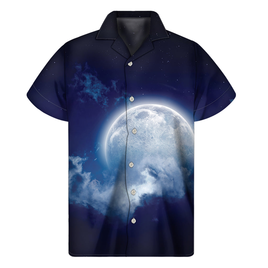 Under the Hawaiian Moonlight: Men&#39;s Short Sleeve Shirt - 1