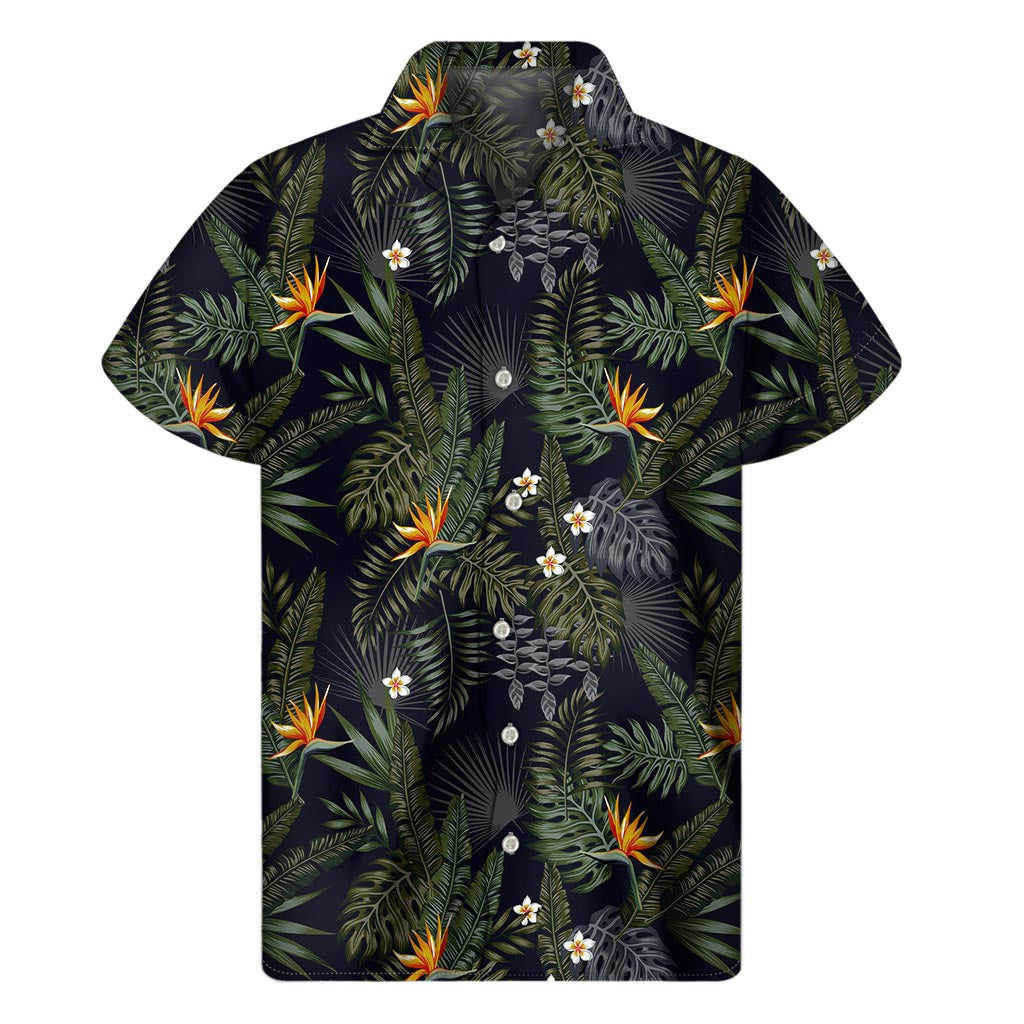 Night Tropical Hawaii Pattern Printed Hawaiian Shirt - 1