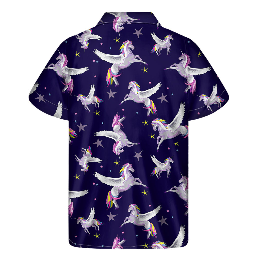 Night Winged Unicorn Hawaiian Aloha Shirt - 2