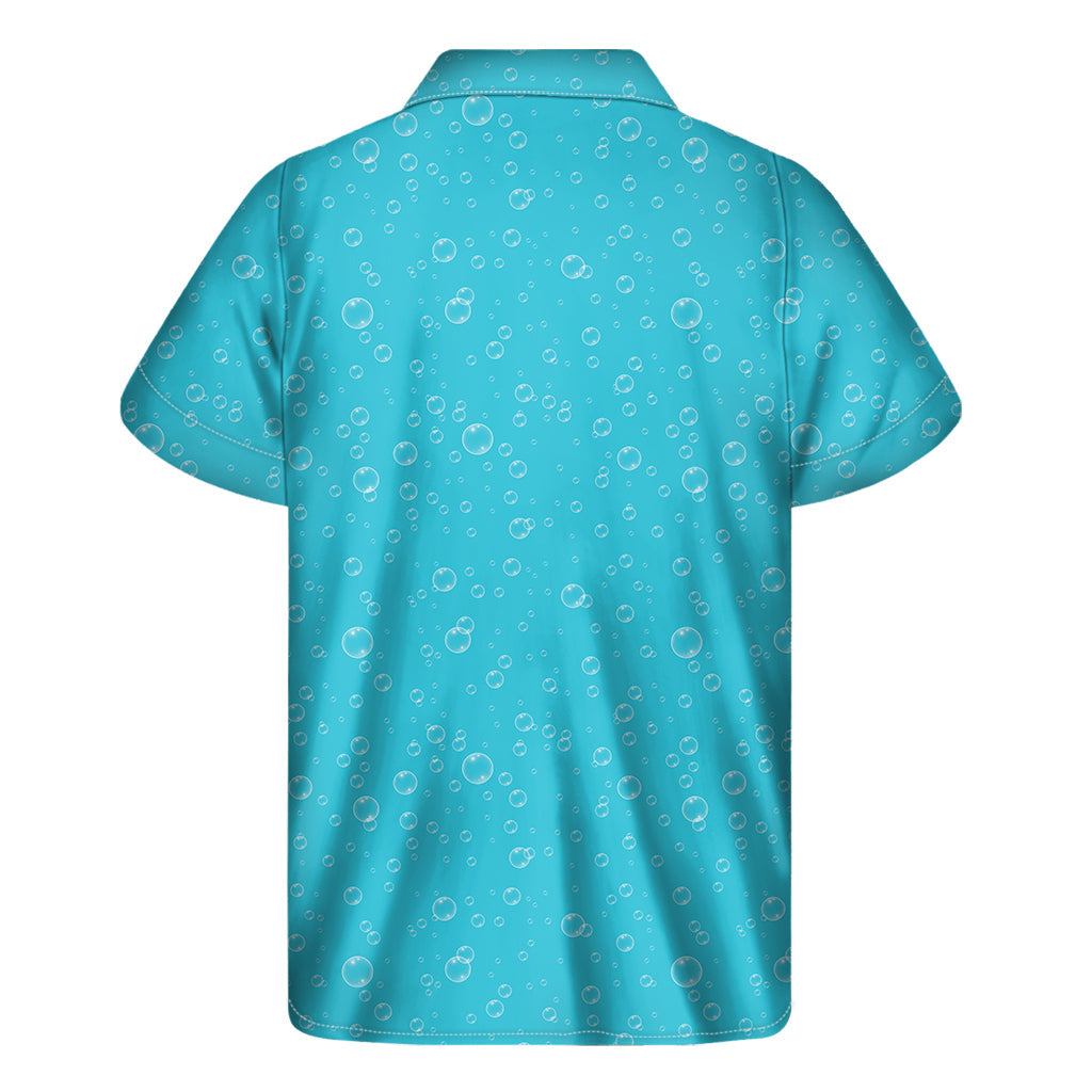 Ocean Bubble Pattern Hawaiian Short Sleeve Shirt - 2