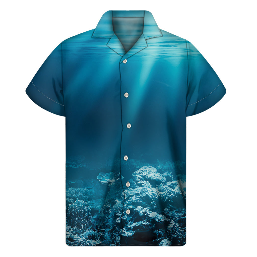 Ocean Underwater Print Hawaiian Shirt: Embrace Island Vibes in Style - 1