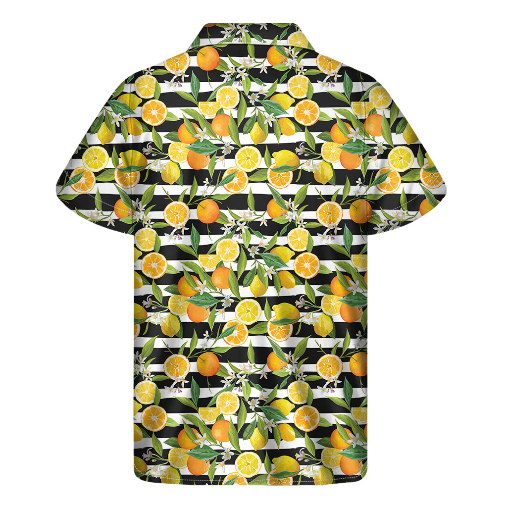 Sunset Stripes: Hawaiian Short Sleeve Shirt for Men - 2