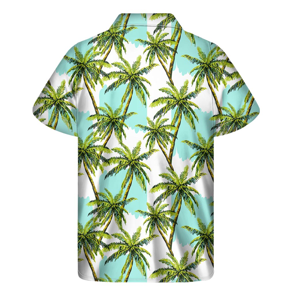 Palm Tree Paradise: Hawaiian Short Sleeve Shirt for Men - 2