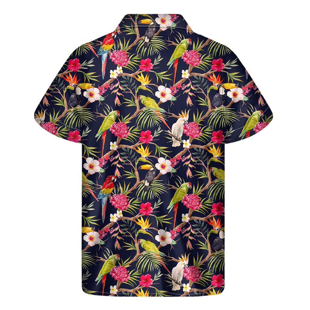 Parrot and Toucan Tropical Print Hawaiian Shirt - 2