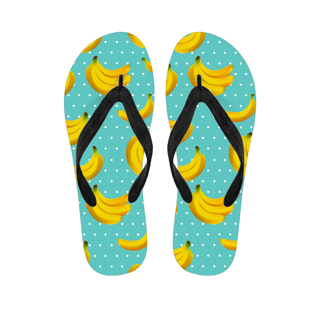 Banana Pattern Hawaiian Flip Flops: A Stylish Addition to Your Hawaiian Outfit - 1