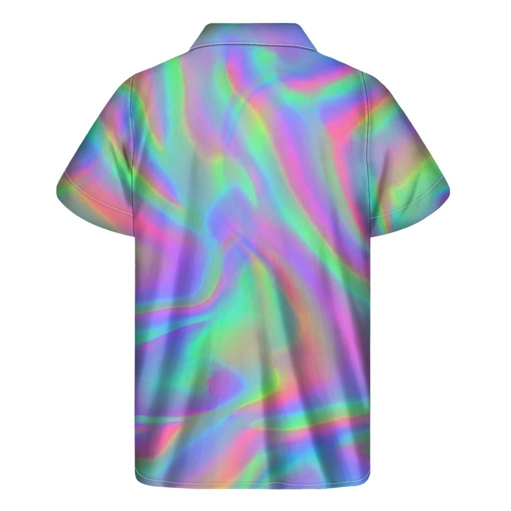 Psychedelic Holographic Hawaiian Shirt: Embrace the Island Vibe! - 2