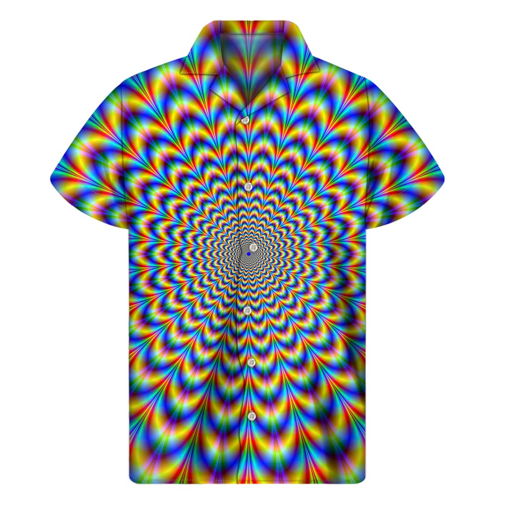 Surf&#39;s Up: Psychedelic Wave Hawaiian Short Sleeve Shirt - 1