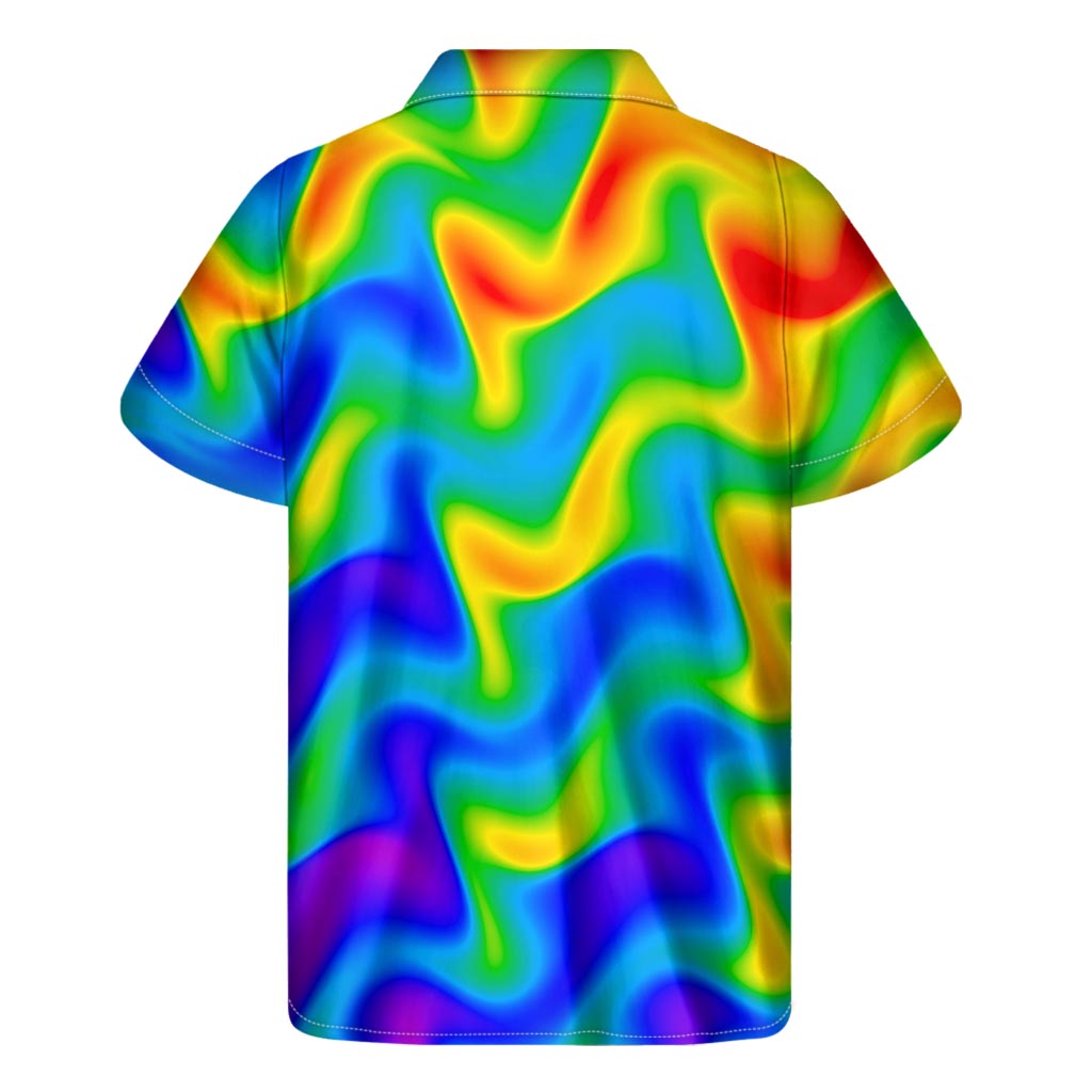 Rainbow Psychedelic Hawaiian Shirt - Embrace the Aloha Spirit in Style - 2