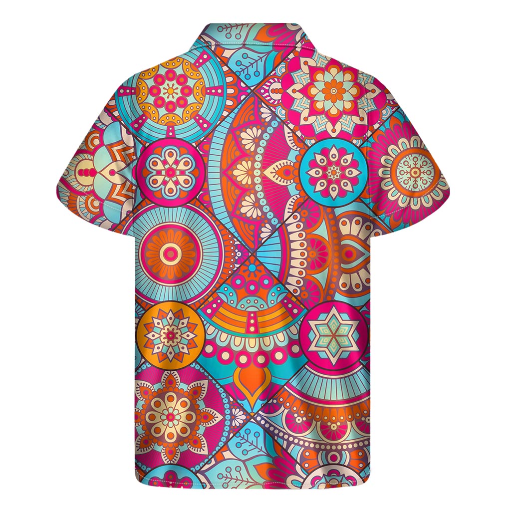 Hawaiian Mandala Paradise Short Sleeve Shirt - 2