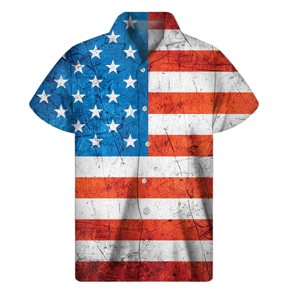 Aloha Style: Hawaiian Flag Print Short Sleeve Shirt - 1