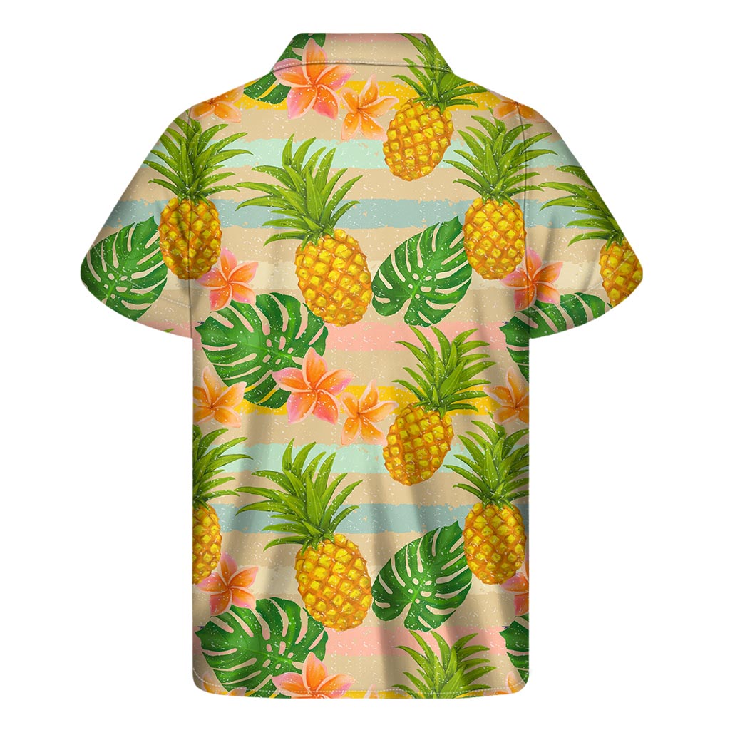 Island Vibes: Sand Beach Pineapple Pattern Hawaiian Shirt - 2