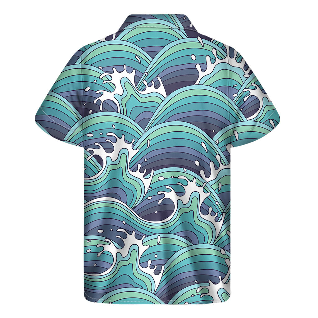 Sea Wave Surfing Hawaiian Shirt: Ride the Waves in Style - 2