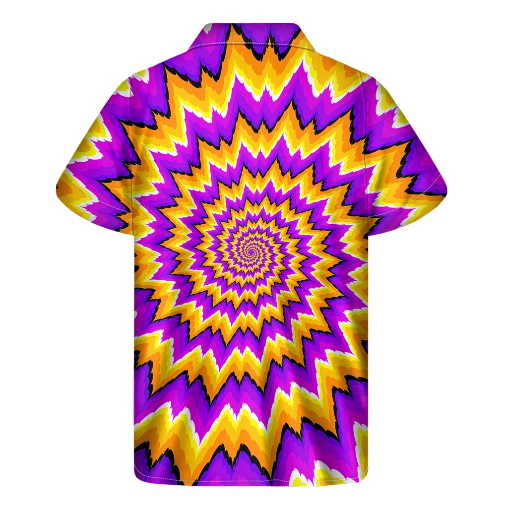 Spiral Expansion Hawaiian Inspired Short Sleeve Shirt - 2