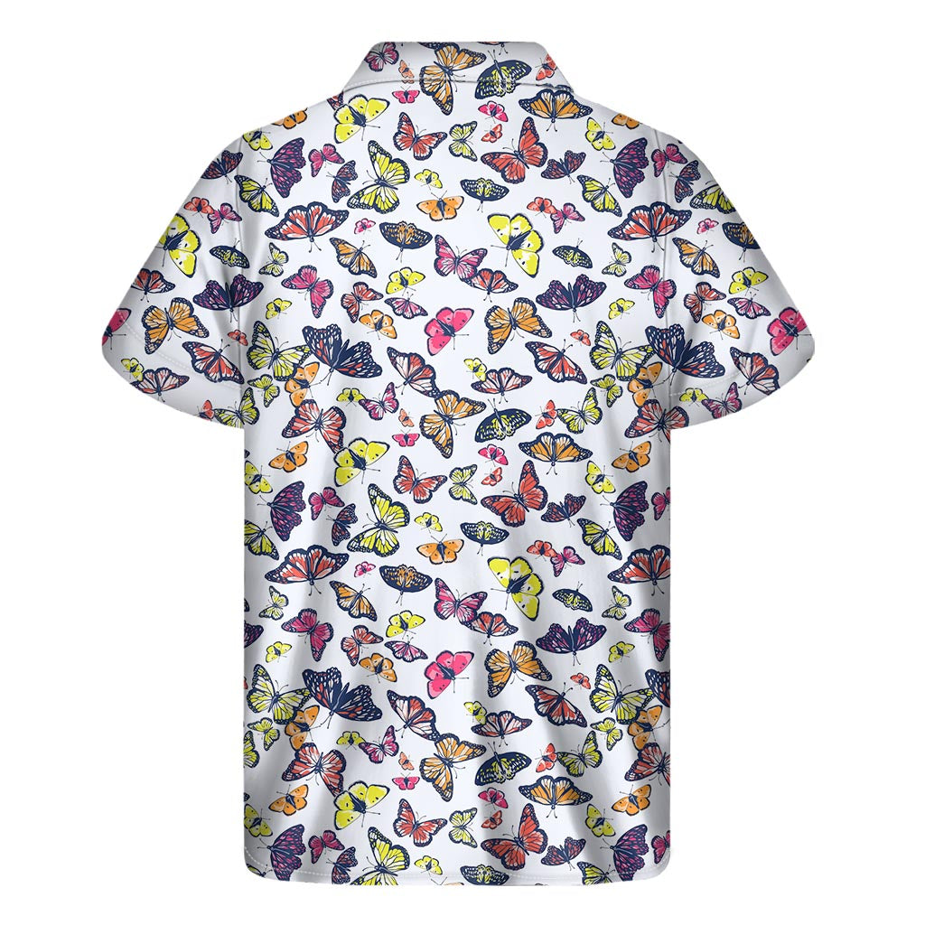 Spring Butterfly Hawaiian Style Short Sleeve Shirt - 2