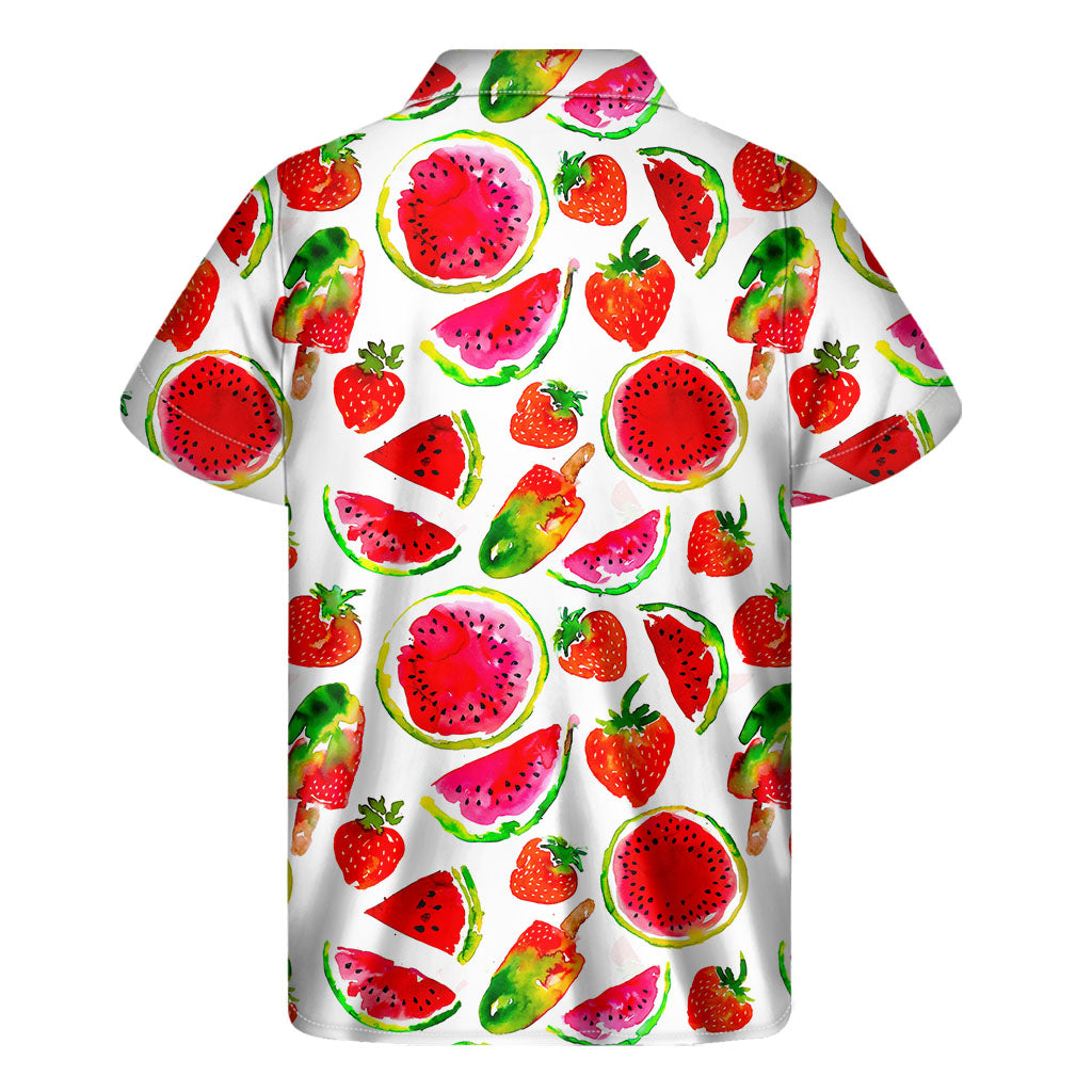 Summer Fun: Tropical Watermelon Hawaiian Shirt for Men - 2