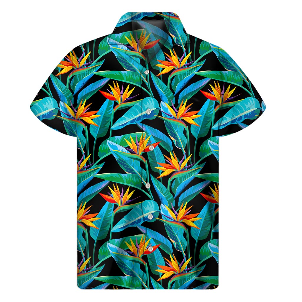 Tropical Teal Vibes: Hawaiian Outfit Inspiration with Short Sleeve Shirt - 1