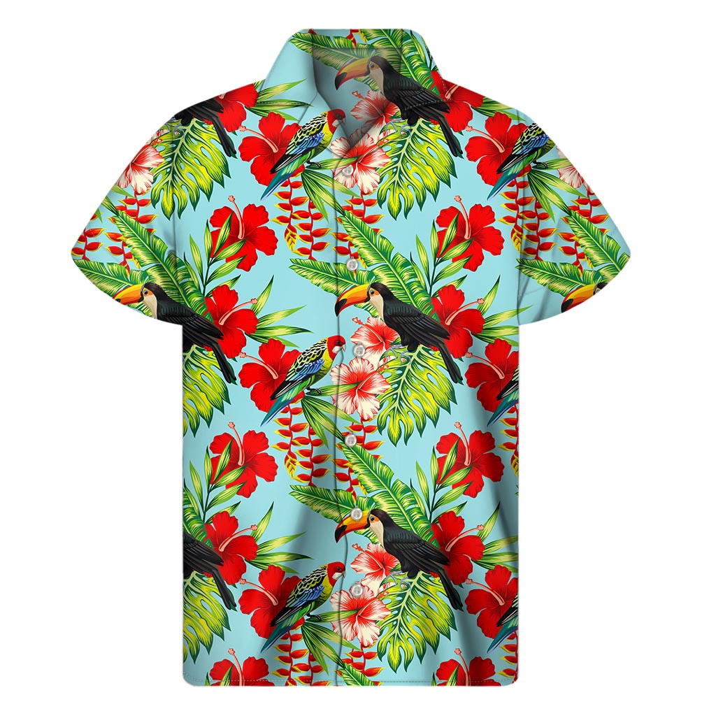 Toucan Parrot Tropical Hawaiian Shirt - 1