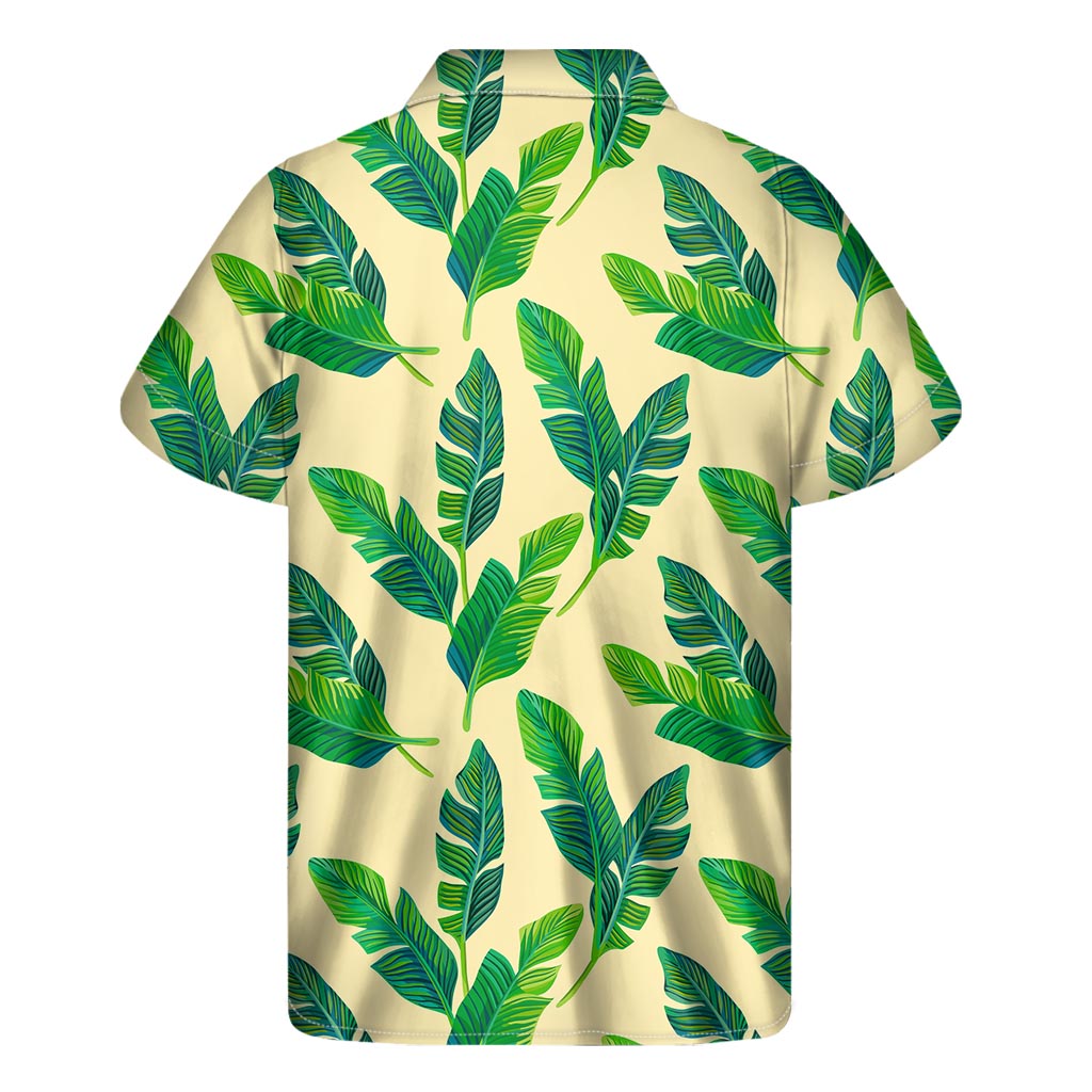 Island Vibes: Tropical Banana Palm Leaf Hawaiian Shirt - 2