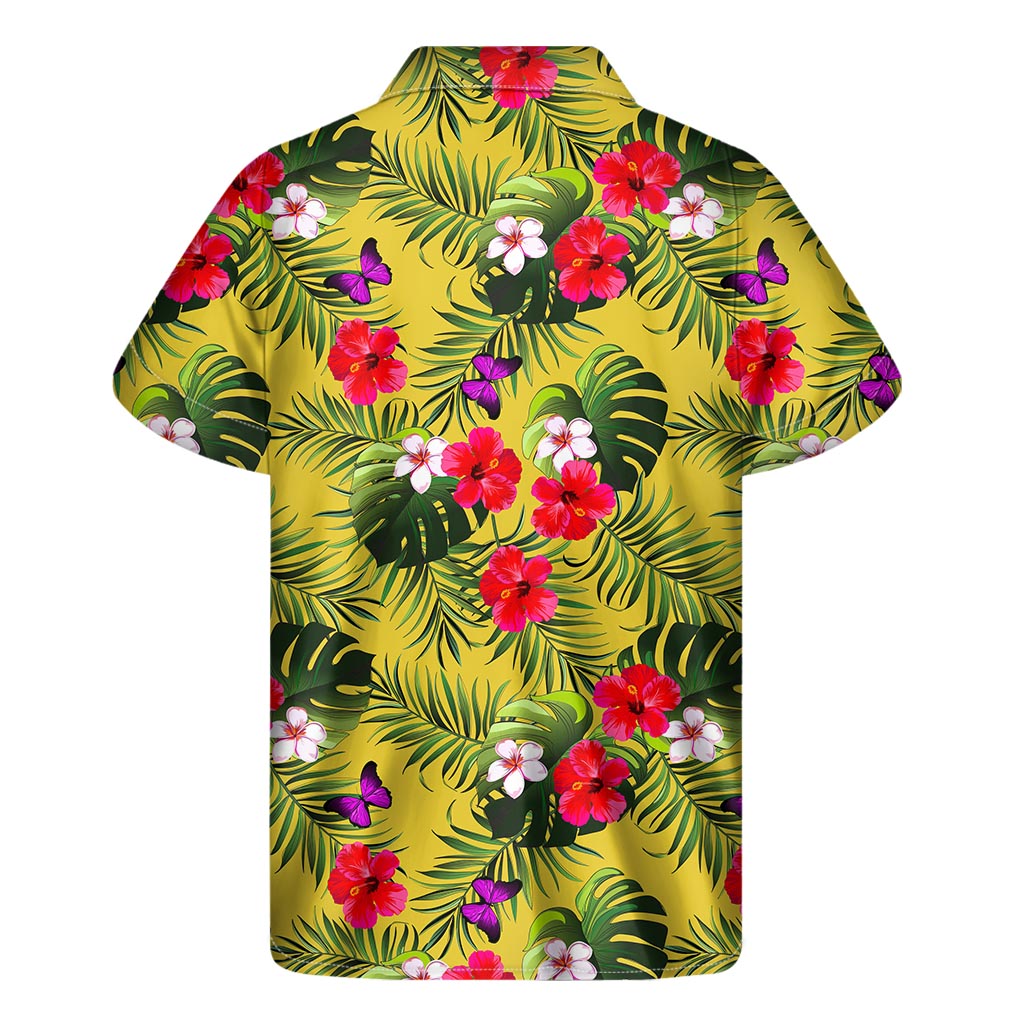 Hawaiian Bliss: Men&#39;s Tropical Exotic Hawaiian Print Short Sleeve Shirt - 2