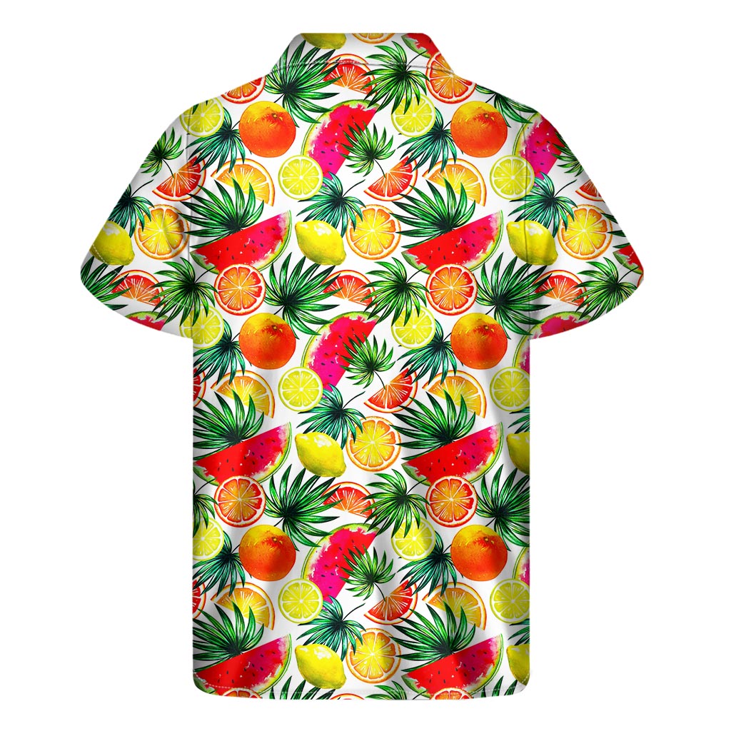 Tropical Fruit Leaf Hawaiian Shirt: Embrace Island Vibes in Style - 2