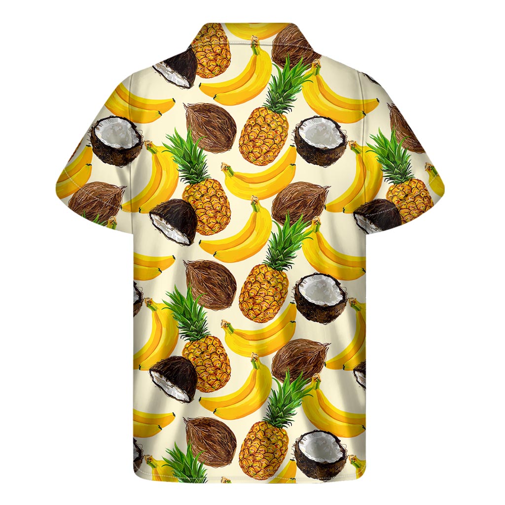 Tropical Fruit Paradise: Hawaiian Short Sleeve Shirt - 2