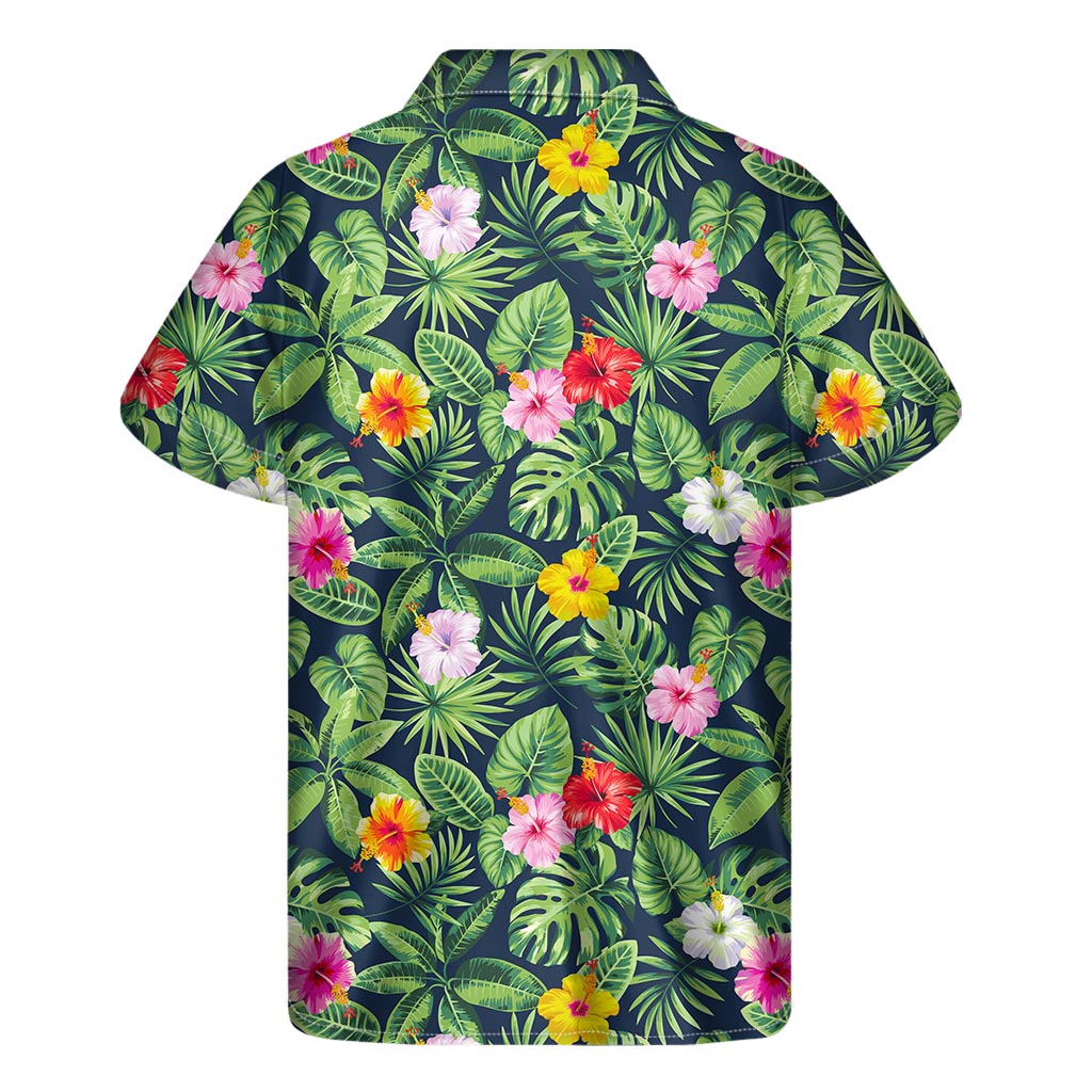 Tropical Hibiscus Flowers Hawaiian Shirt for Men - 2