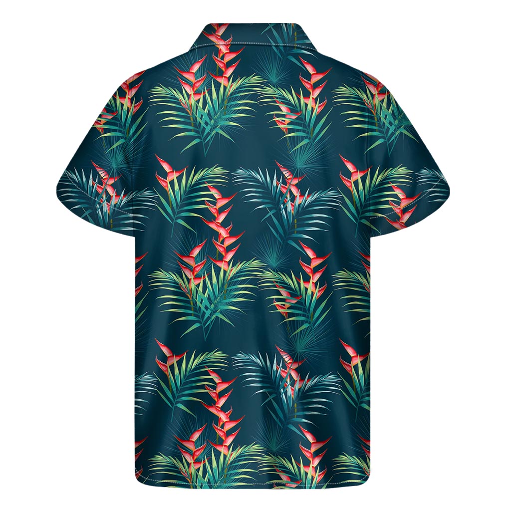 Hawaiian Paradise: Tropical Plants Men&#39;s Short Sleeve Shirt - 2