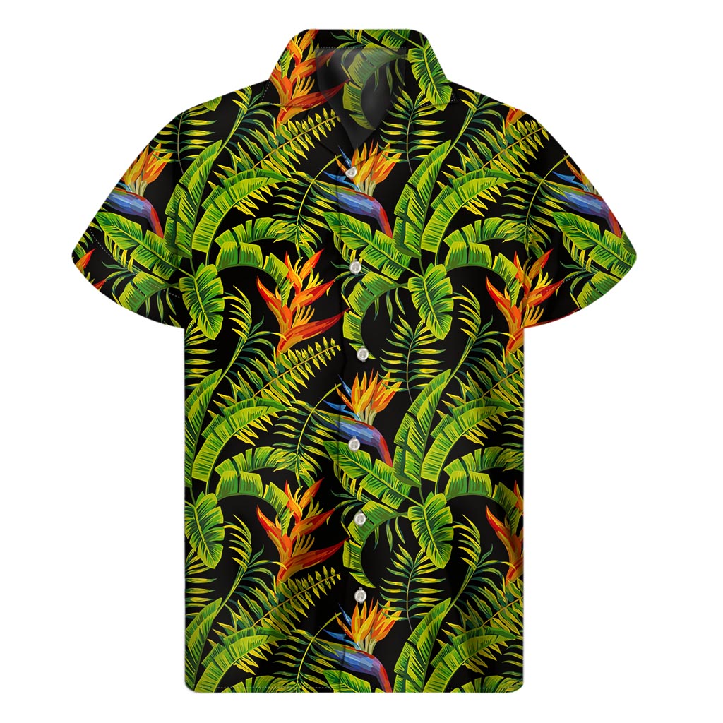 Tropical Summer Vibes: Hawaiian Short Sleeve Shirt for Men - 1