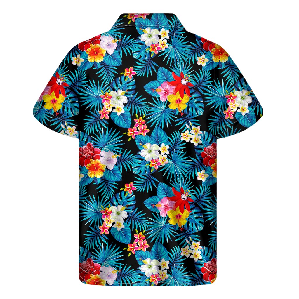 Tropical Turquoise Hawaiian Vibes Short Sleeve Shirt - 2