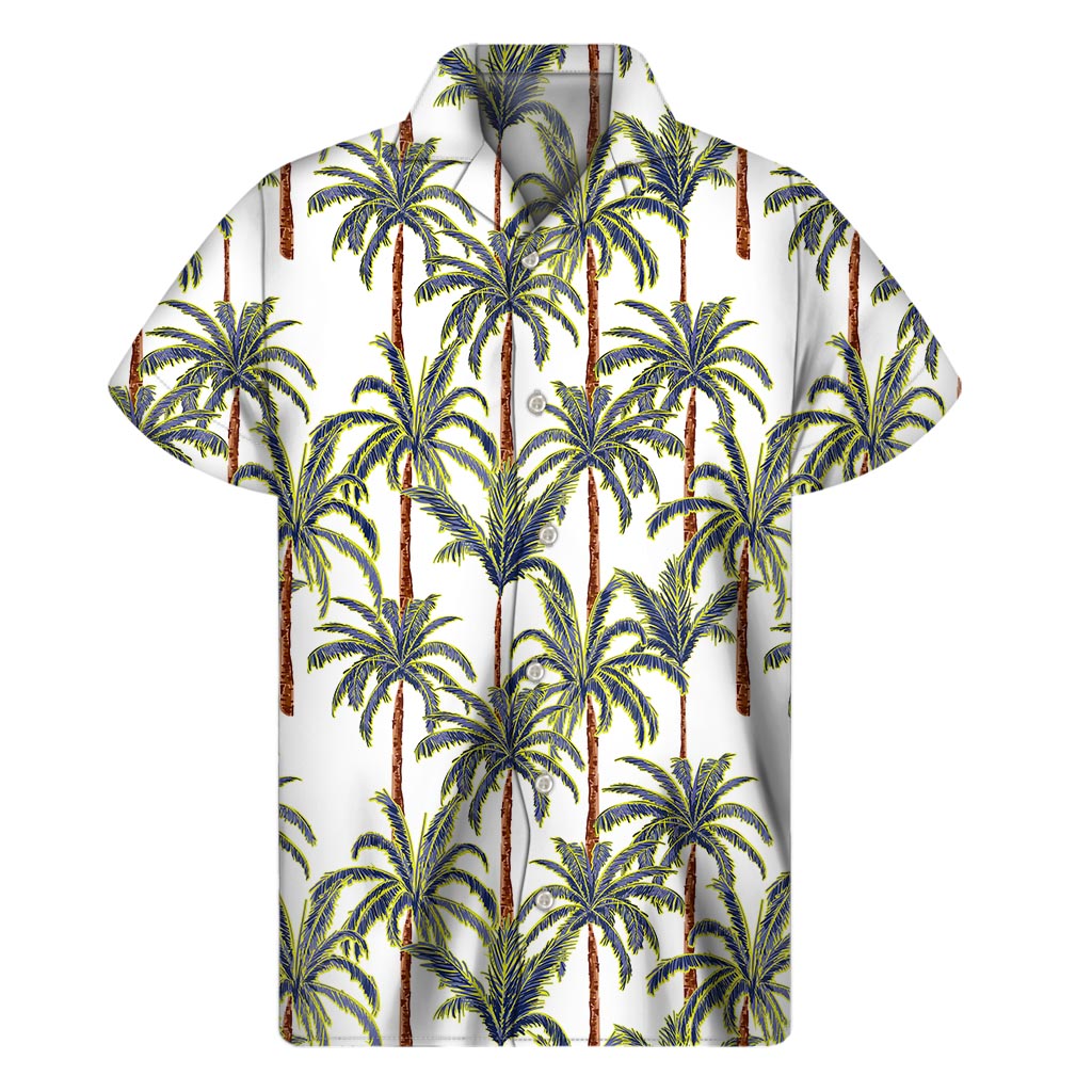 Vintage Palm Tree Hawaiian Shirt: A Tropical Paradise in Every Stitch - 1