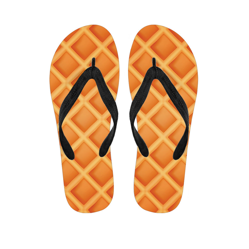 Beach-Ready: Hawaiian Waffle Print Flip Flops to Complete Your Island Outfit - 1