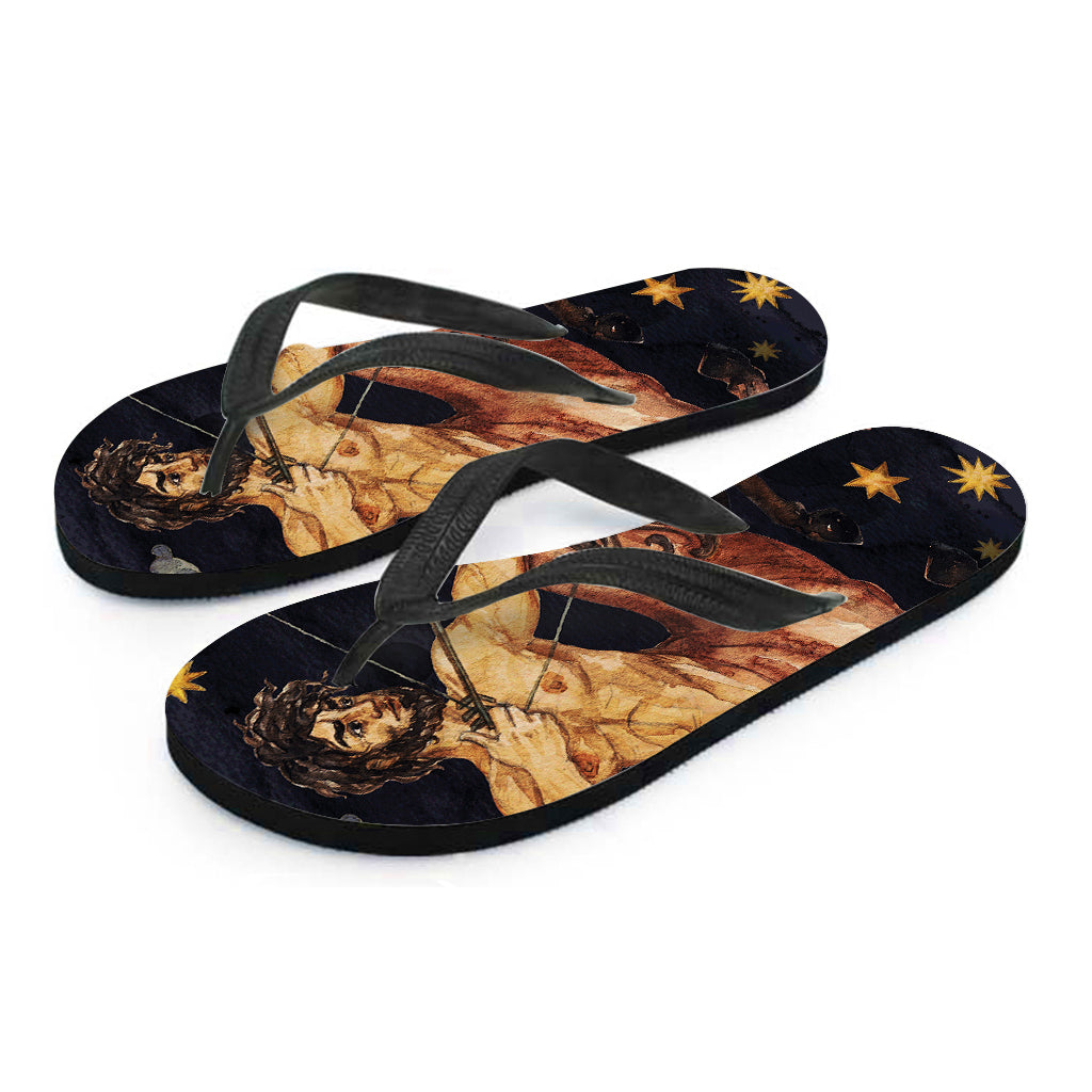 Tropical Sagittarius: Hawaiian Flip Flops for Beach Bliss - 1