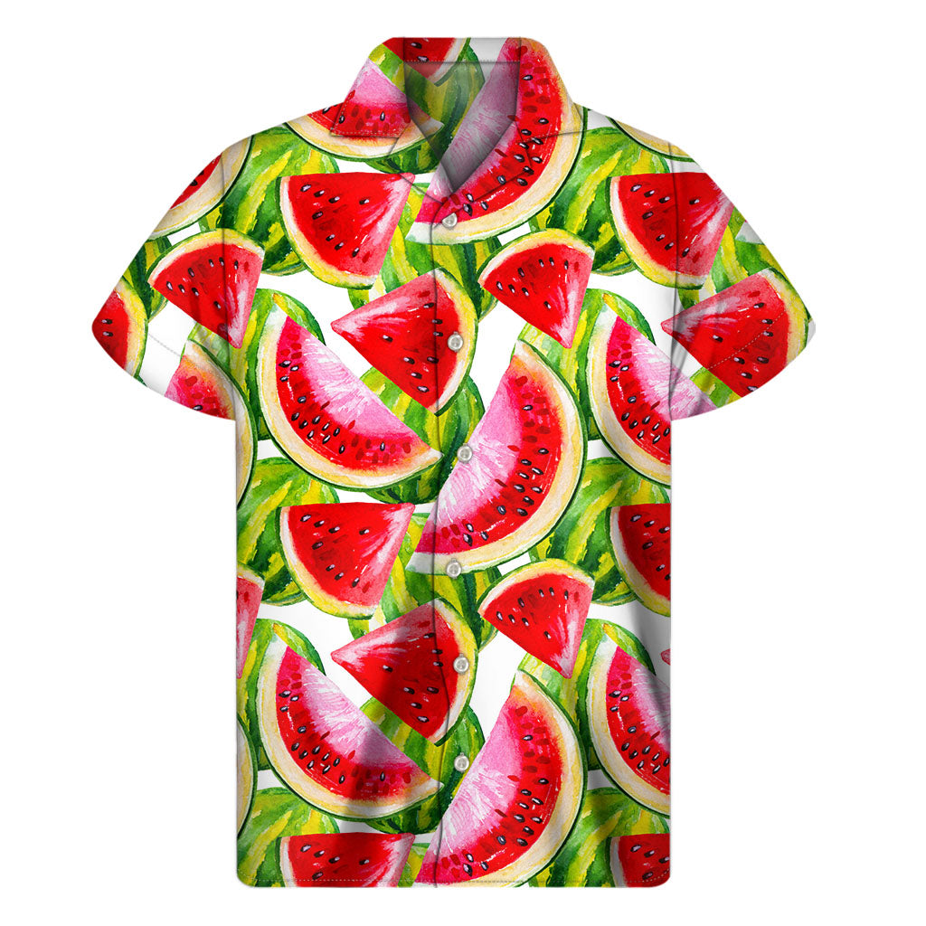 Watermelon Bliss: Hawaiian Short Sleeve Shirt - 1