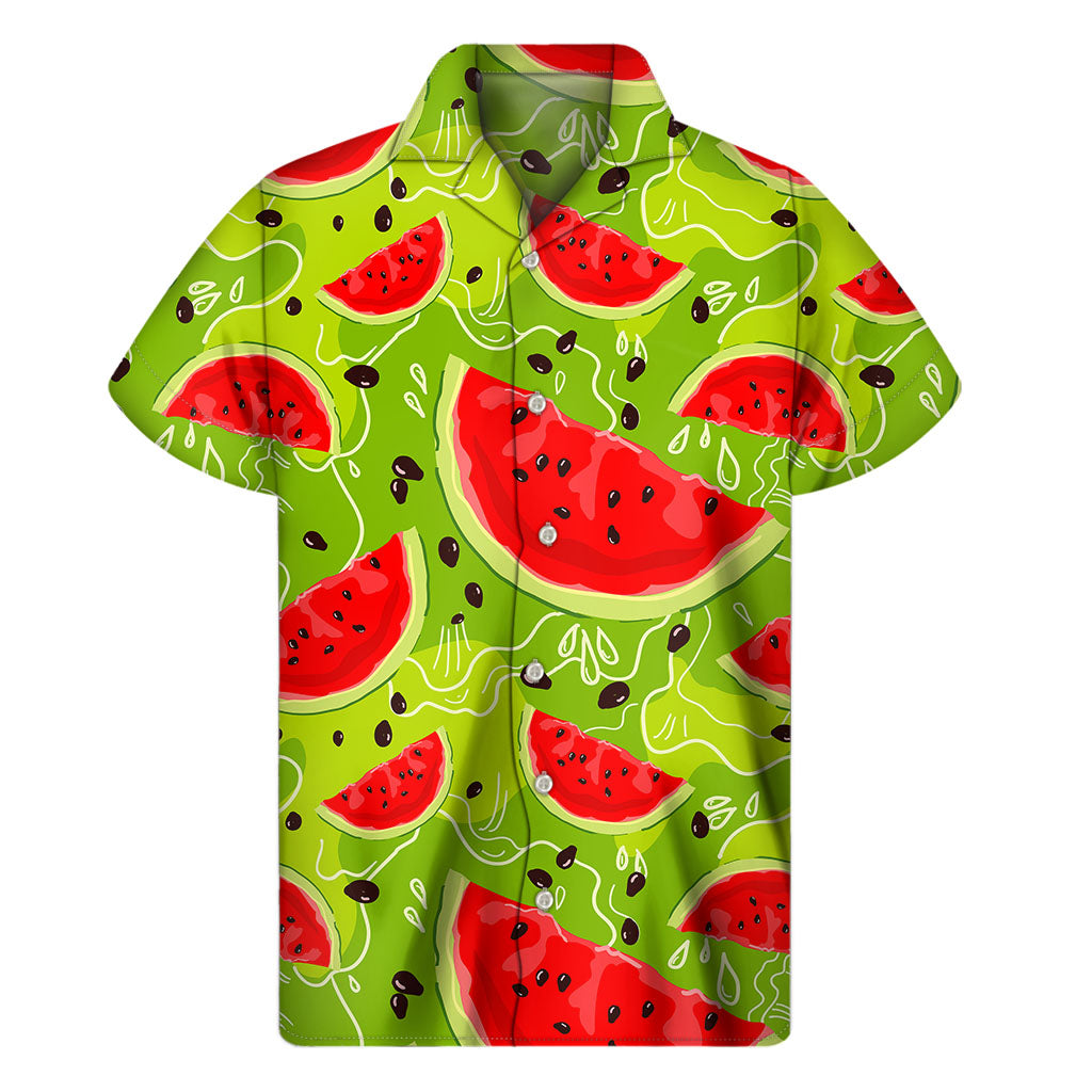 Juicy Watermelon Hawaiian Aloha Shirt - 1